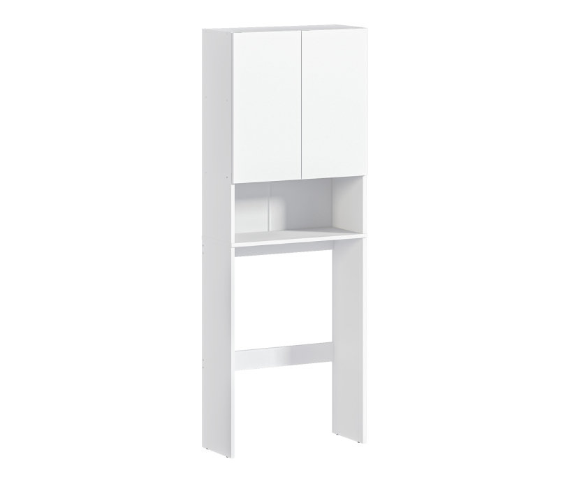 Стеллажи, Стеллаж Альфа СБ-3485 Белый