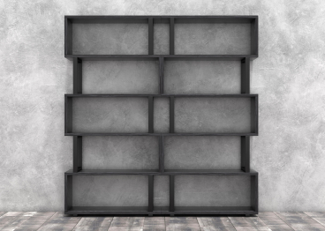 Стеллаж Айсберг Лофт 180х190-4 Черный