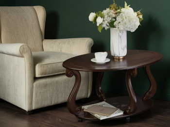 Стол журнальный Мебелик Овация (М) на колесах