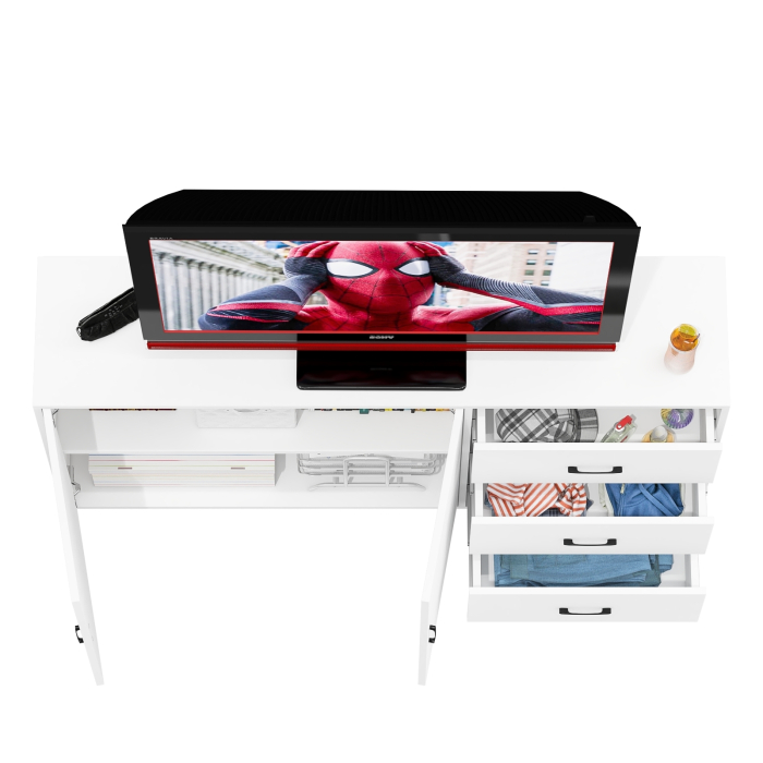 Комоды, Широкий тумба-комод с ящиками и дверками РВК 123-1604