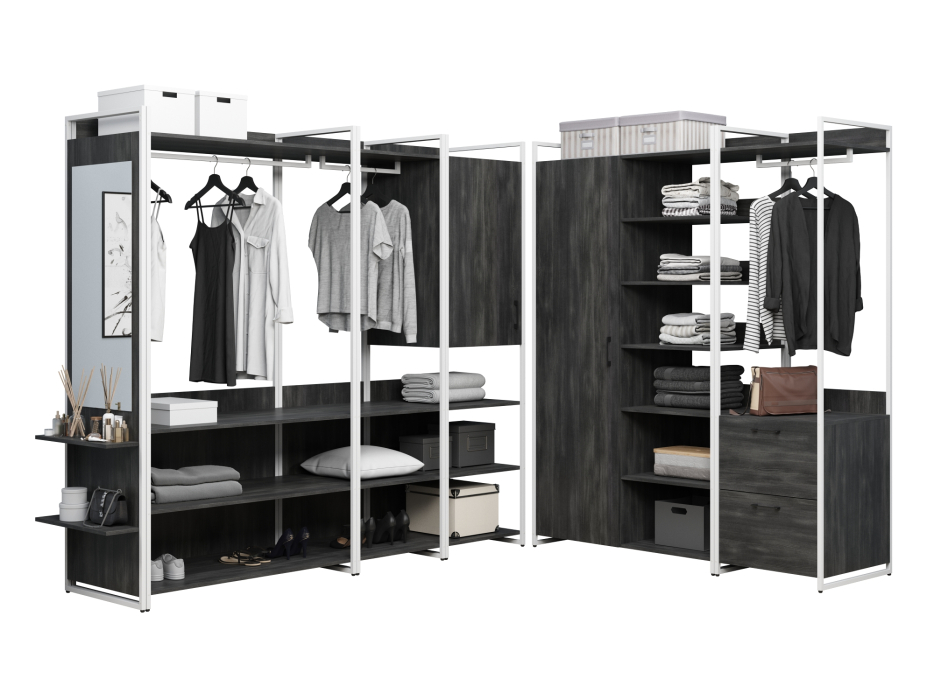 Гардеробные, Гардеробная Urban Лофт 03 Белый