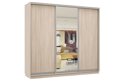 Шкаф-купе Премьер Лайт 56 (02;01;02) трехдверный