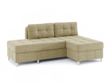 Диваны угловые в гостиную, Диван-кровать угловой Оливер Люкс 2 еврокнижка-трансформер, рогожка