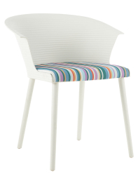 Стул Malta пластик ткань