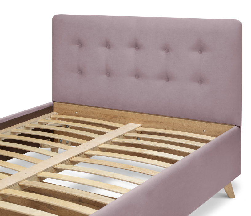 Кровати с мягким изголовьем, Кровать с мягкий изголовьем Адель 1,2, микровелюр