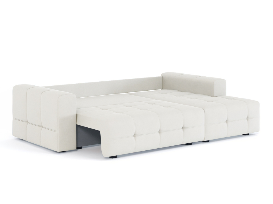 Диваны угловые в гостиную, Диван-кровать угловой Прадо, еврокнижка, велюр