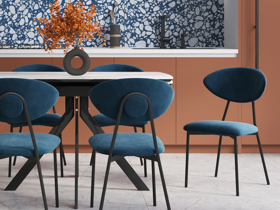 Обеденные столы, Стол STOOL GROUP Галац 120/80 стекло