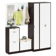 Прихожие, Набор модульной мебели для прихожей П-6-500 № 51 фрезеровка прованс