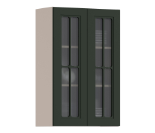 MODERN, MODERN шкаф навесной со стеклом 2 дв 60х93 см