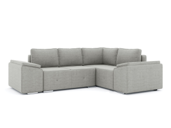 Диван-кровать угловой Хавьер 1 ПБ еврокнижка, рогожка Люкс