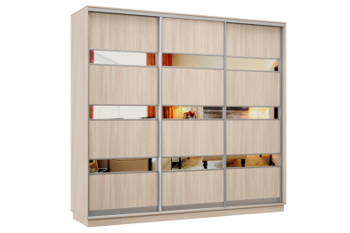 Шкаф-купе Премьер 63 (16;16;16) трёхдверный