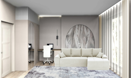 Диван-кровать угловой Нордвикс Мини, велюр