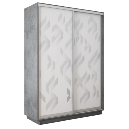 Шкаф-купе Экспресс 2-х дверный Фотопечать Ленты Стекла 140х60х220