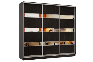 Шкаф-купе Премьер 43 (16;16;16) трёхдверный