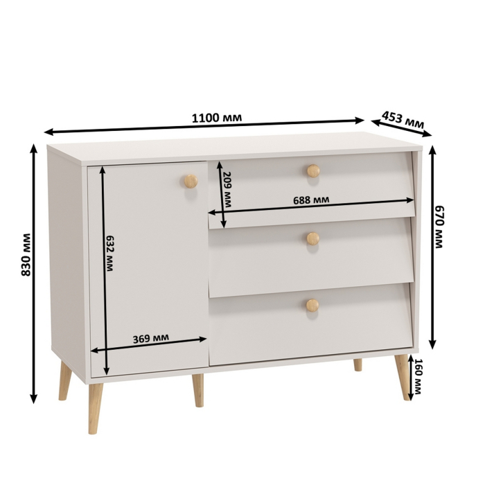 Спальные гарнитуры, Стильная современная спальня Афина 1200