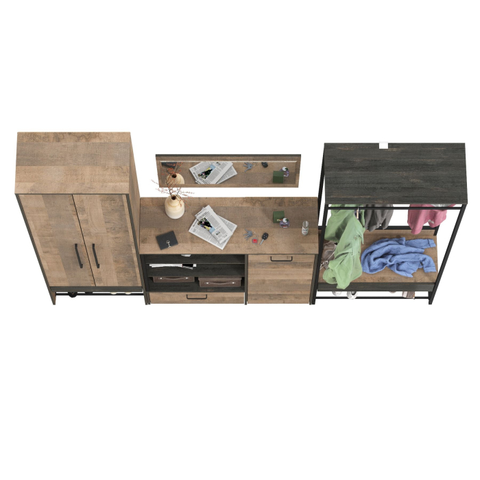 Прихожие, Прихожая модульная в стиле лофт Трувор № 234