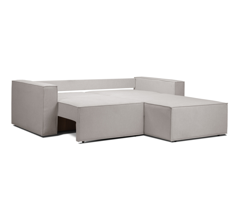 Диваны угловые в гостиную, Диван угловой Чикаго со спальным местом, микровелюр