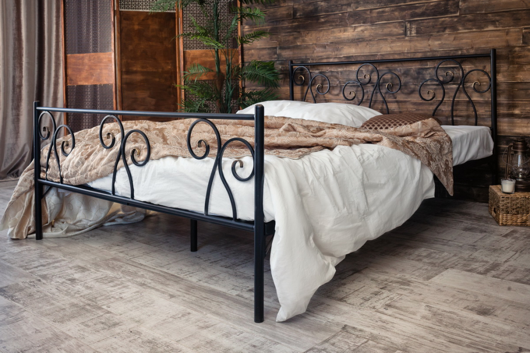 Кованые кровати, Кованая кровать Лацио 1.8 с двумя спинками