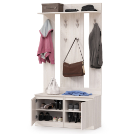 Тумбы с вешалками для верхней одежды Ника