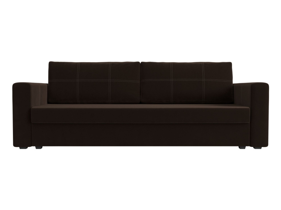 Диваны еврокнижки, Прямой диван Лига-006, микровельвет