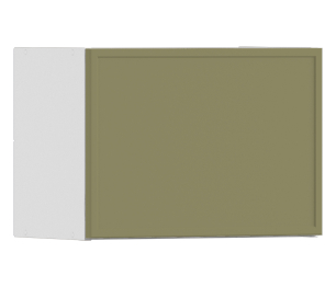 Квадро шкаф навесной 1 дв 50х36 см