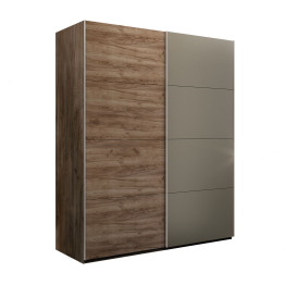 Шкаф-купе Эста 2-х дверный ДСП/Стекла хаки/Доводчик 200х66х240