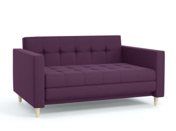 Диван-кровать еврокнижка Квадро, велюр