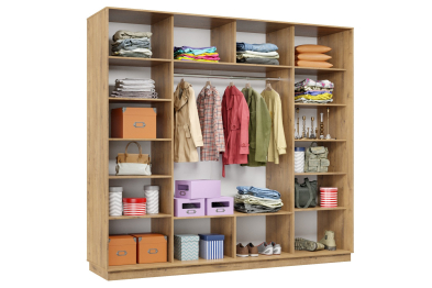 Шкаф-купе Премьер 60  (01РБ;01РБ;01РБ) фасады ромб белый/трёхдверный/Профиль чёрный муар