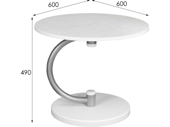 Стол журнальный Мебелик Дуэт 13