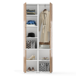 Пенал с пятью полками за дверками и пенал 21Б Лидер-8