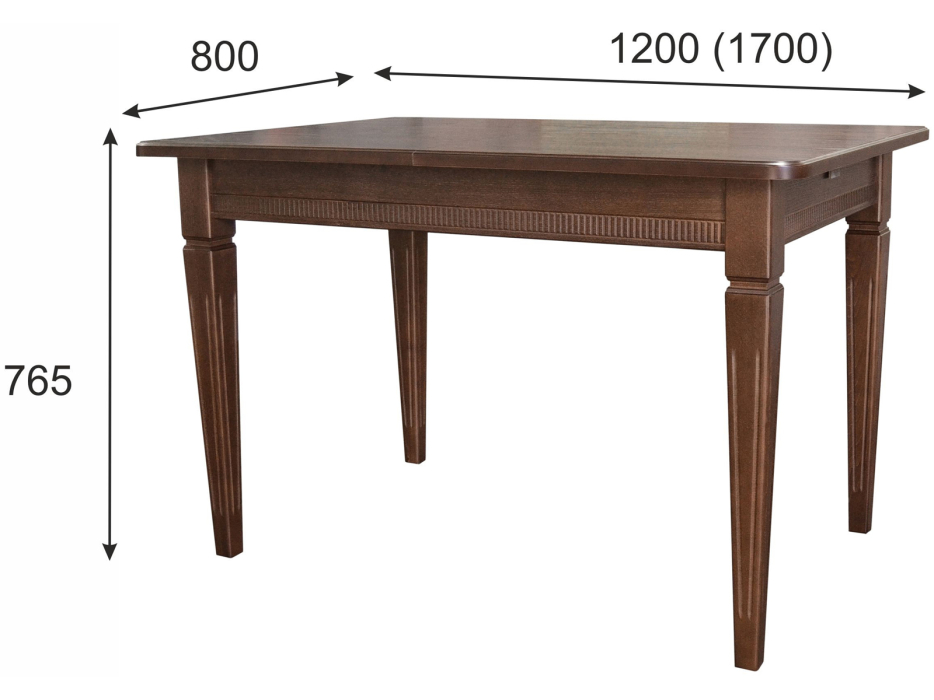 Обеденные столы, Стол обеденный Мебелик Васко В 86Н