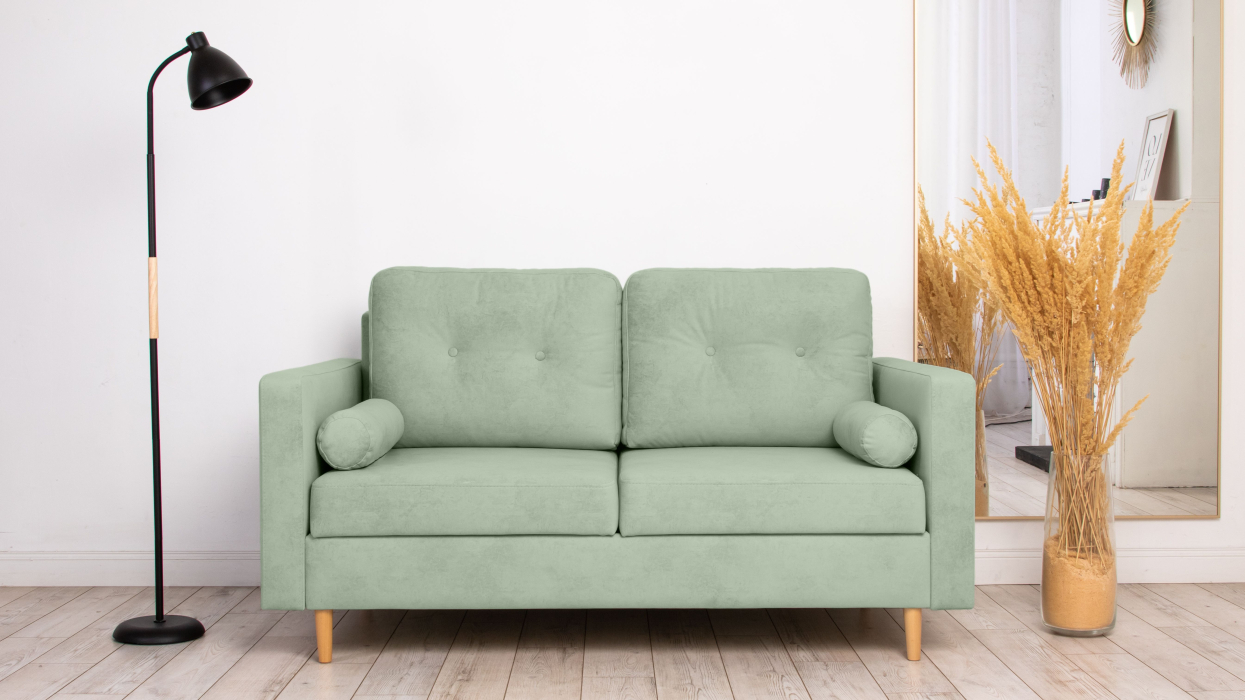 Диваны прямые кухонные, Диван Lucas 140, велюр