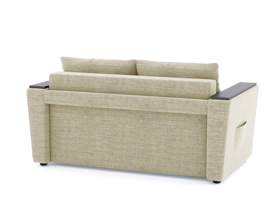 Диваны еврокнижки, Диван-кровать Дубай Майами еврокнижка-трехсекционная, рогожка