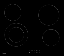 Встраиваемые варочные панели, Варочная панель электрическая EVELUX HEV 641 B