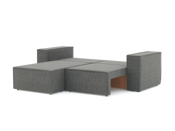 Диван-кровать угловой Лофт, рогожка