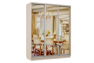 Шкаф-купе Премьер Лайт 25 (11;11;11) трехдверный