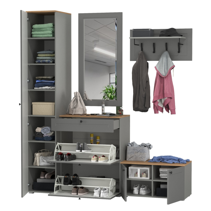 Прихожие, Набор мебели в прихожую Остин № 45