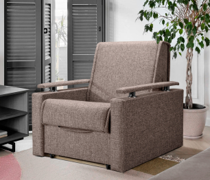 Кресло кровать аккордеон 60, рогожка