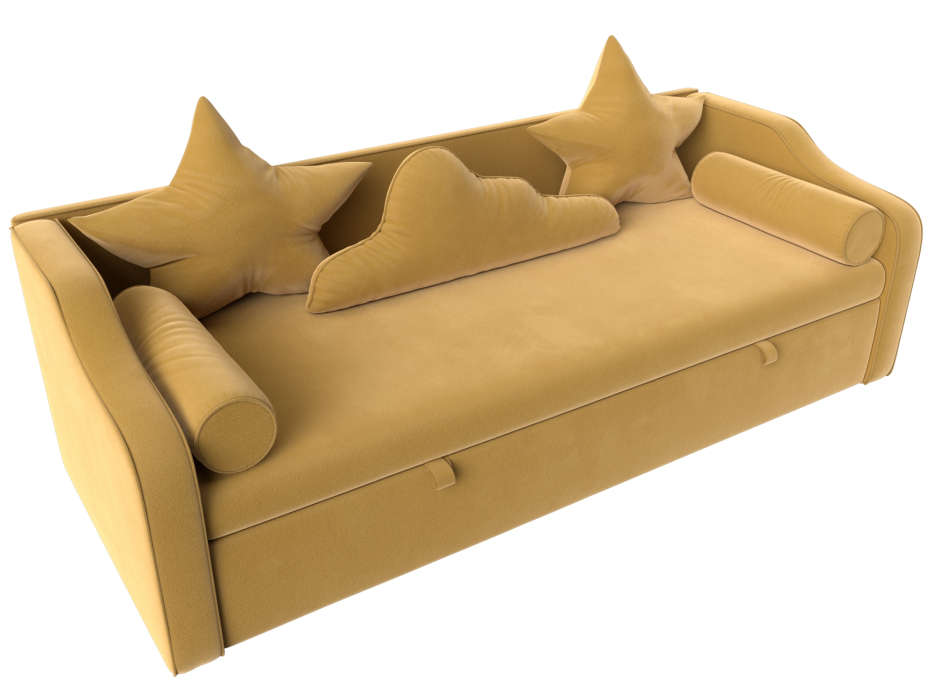 Детские диваны, Детский диван-кровать Рико, микровельвет