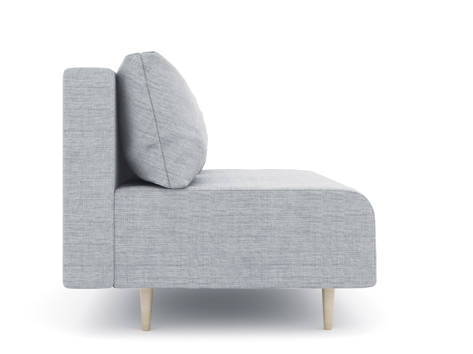 Диваны прямые кухонные, Диван прямой нераскладной Милли мини 2-х  местный без подлокотников, рогожка