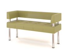 Офисные диваны, Офисный диван бизнес п-образный 140см