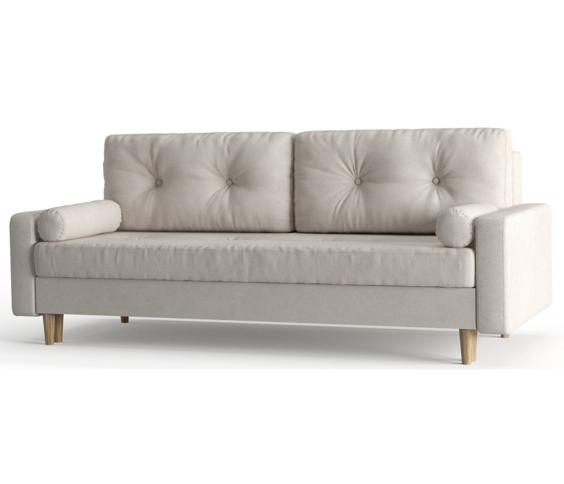 Диваны с ящиком для белья, Диван-кровать Belfast, независимый пружинный блок, велюр