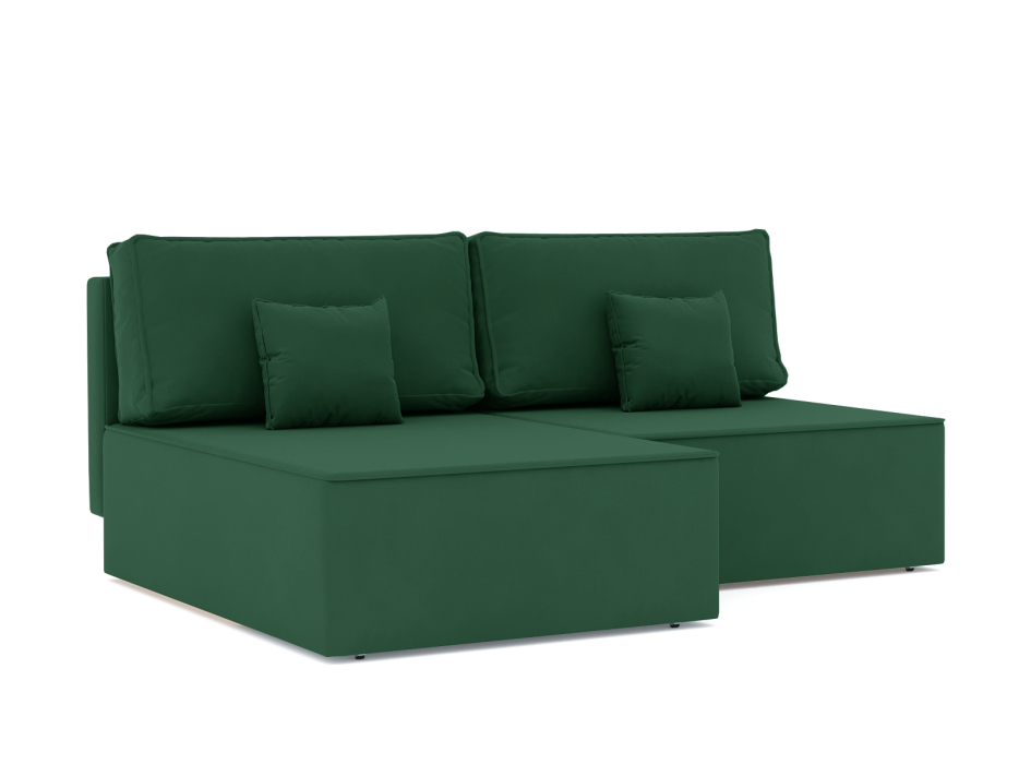 Диваны угловые в гостиную, Диван-кровать угловой еврокнижка Блюм Некст, велюр