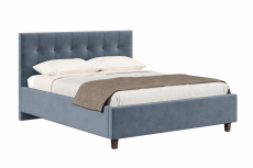 Мягкая кровать, Кровать Турин 1600, велюр