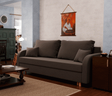 Диваны еврокнижки, Прямой диван Оазис,еврокнижка,велюр