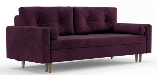 Диван-кровать Таврида, пружинный блок, велюр
