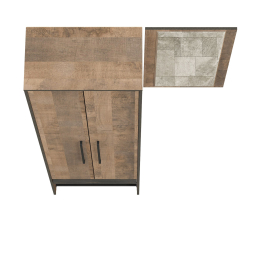 Шкаф для одежды Трувор с зеркалом