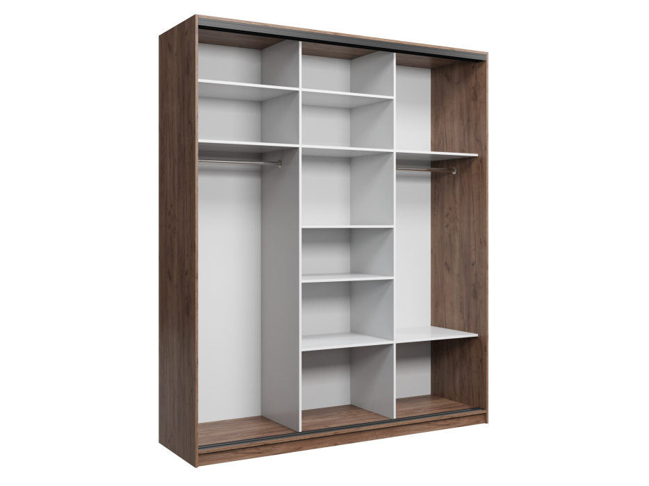 Шкафы-купе, Шкаф купе 3-х дверный АЙСБЕРГ ЛОФТ 200 /зеркало