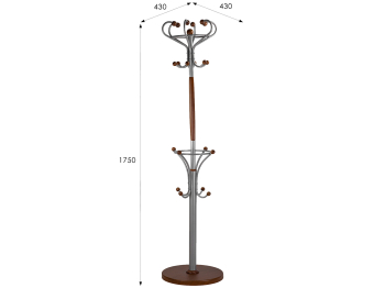 Вешалка напольная Мебелик Д 4