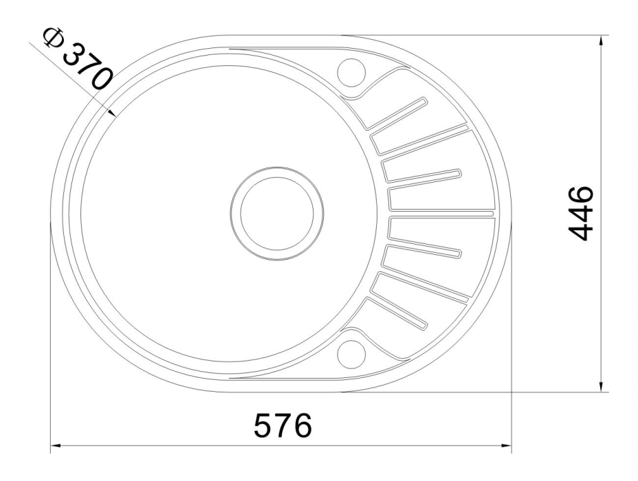 Кухонные мойки, Мойка Oulin OL-R101